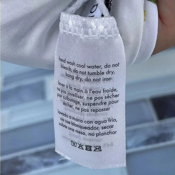 Onia Liberty Yellow Rose Print Zoe Bikini Top Size XS - Picture 7 of 7